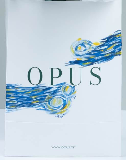 Opus Bag: Starry Night Painted Bag